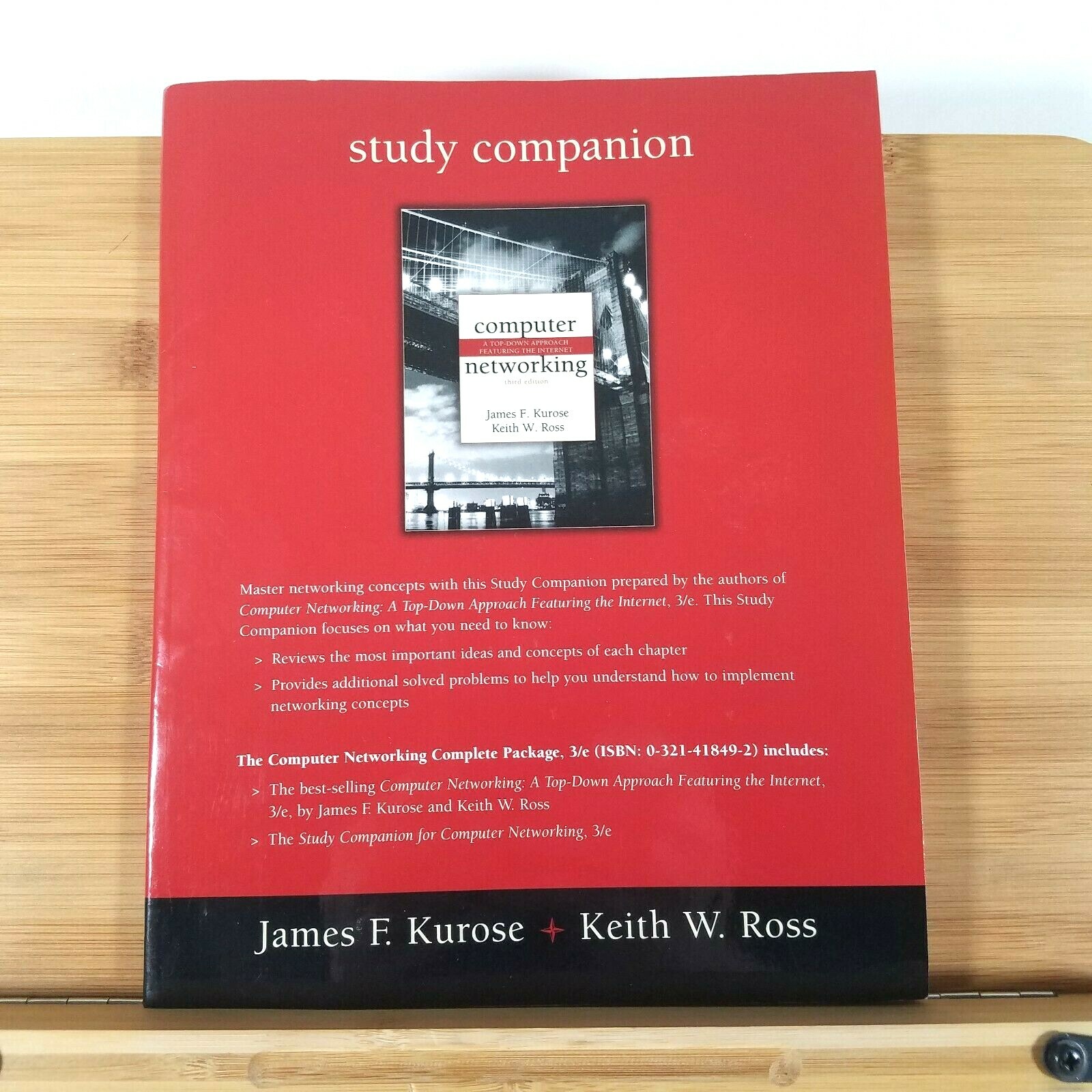Study Companion for Computer Networking by James F. Kurose Paperback