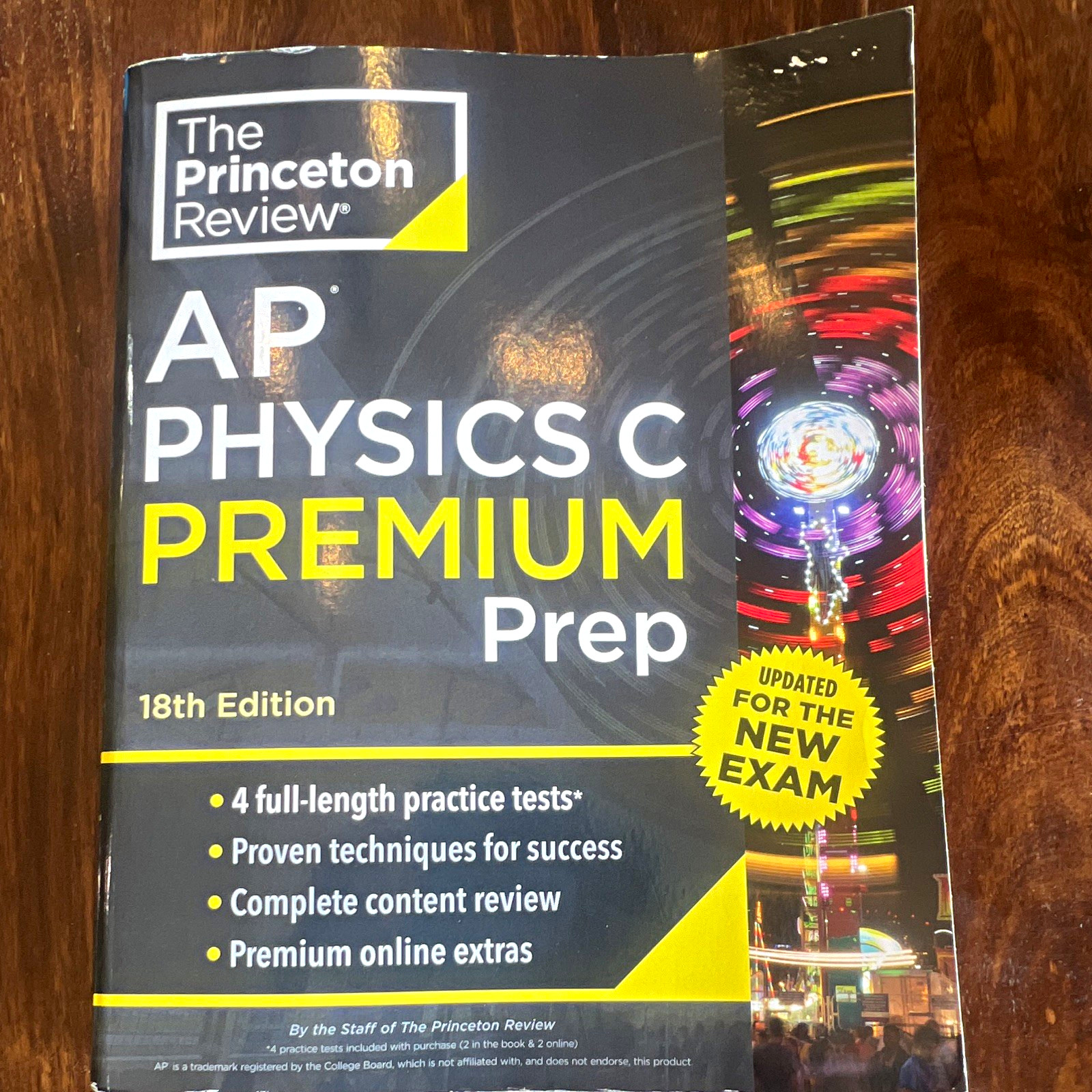 The Princeton Review AP Physics C Premium Prep Study Guide Book 18th Ed 2024