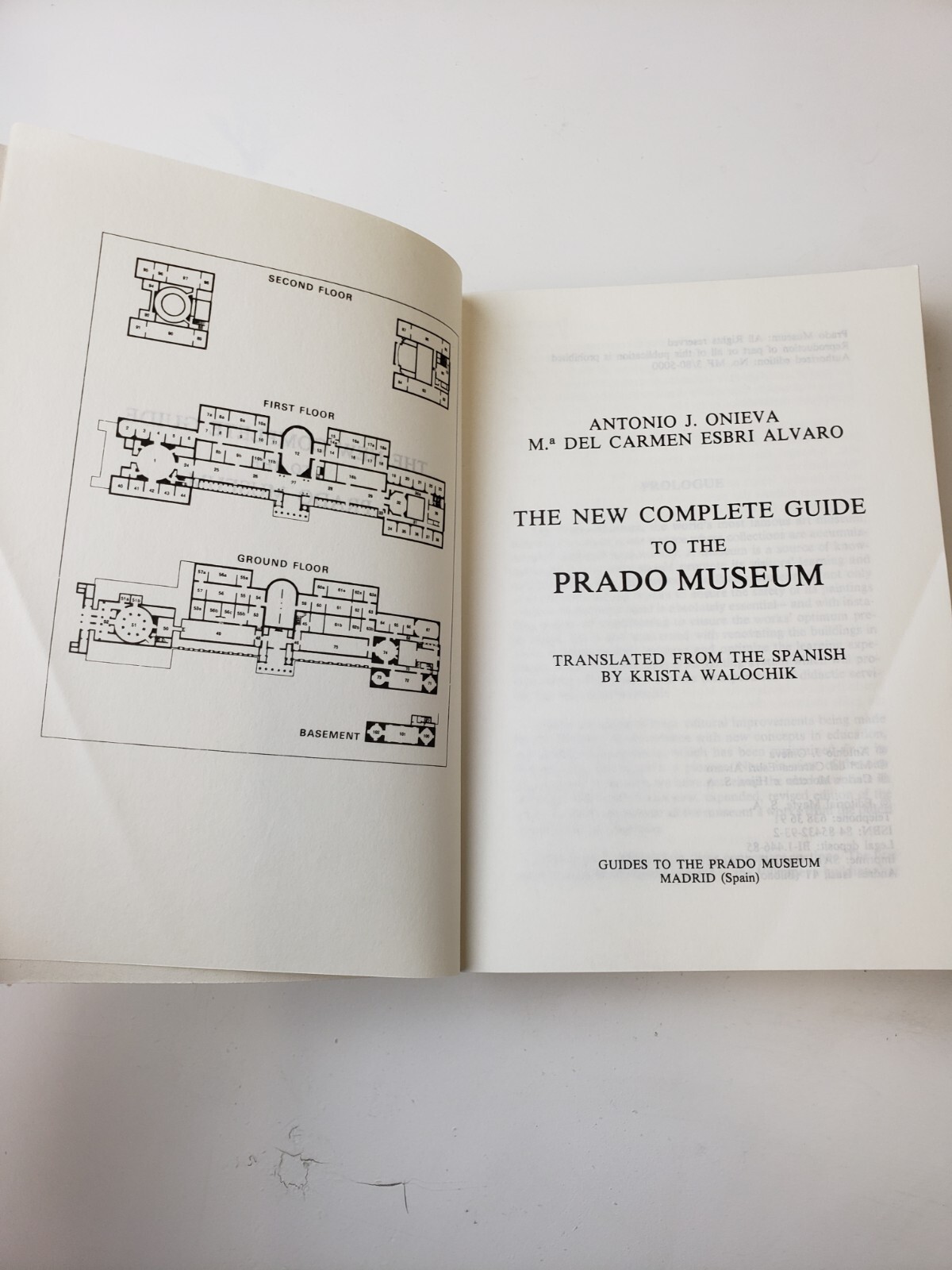 Prado Gallery Guidebook Mayfé Spain Art Museum Vintage Softcover Illustrated