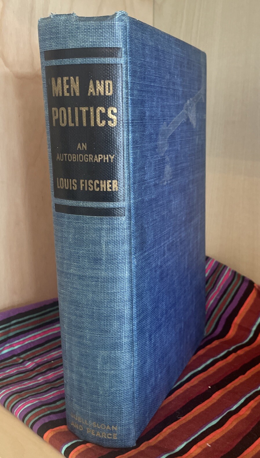 🔥Signed, 1941; Men and Politics, an Autobiography, by Louis Fischer, HC