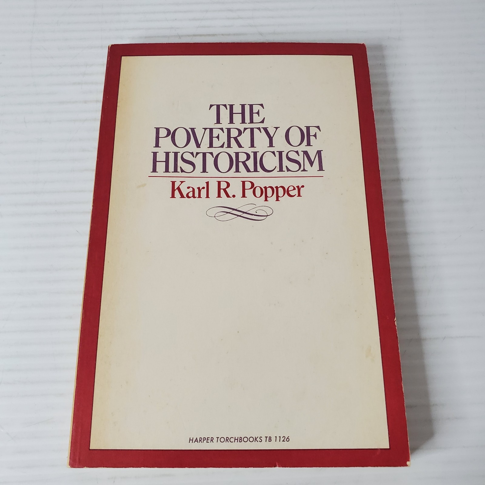 The Poverty Of Historicism By Popper R. Karl Vintage Paperback 1964 Harper & Row