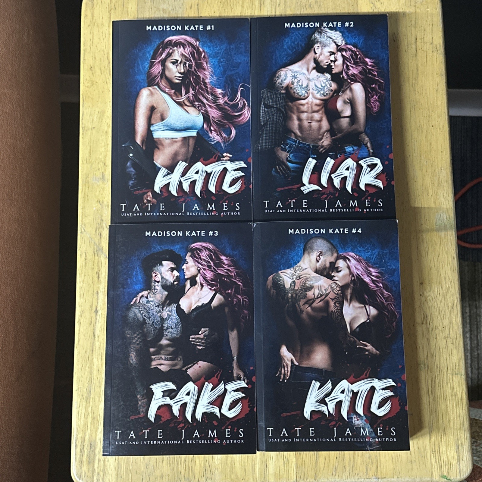 Tate James Madison Kate Series Out of Print Model Covers People Paperback Set