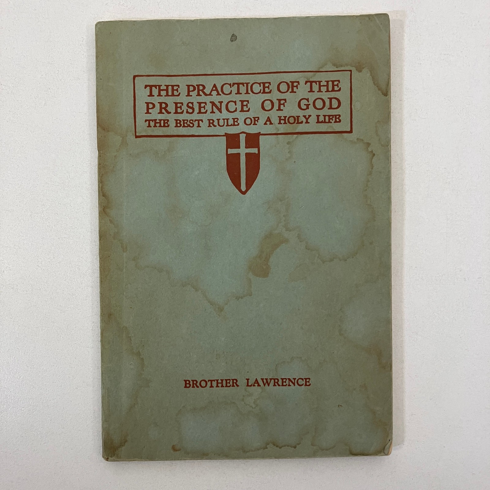 Practice of the Presence of God Fleming Revell Antique 1895 Ex-Library Paperback