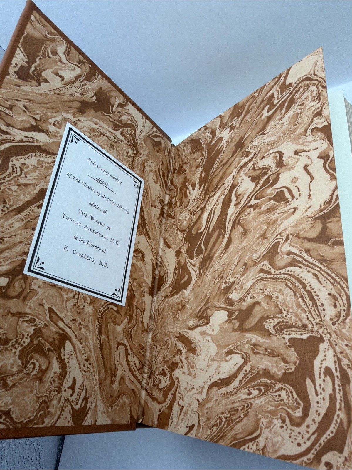 The Works of Thomas Sydenham M.D. The Classics of Medicine Library Leather Gold