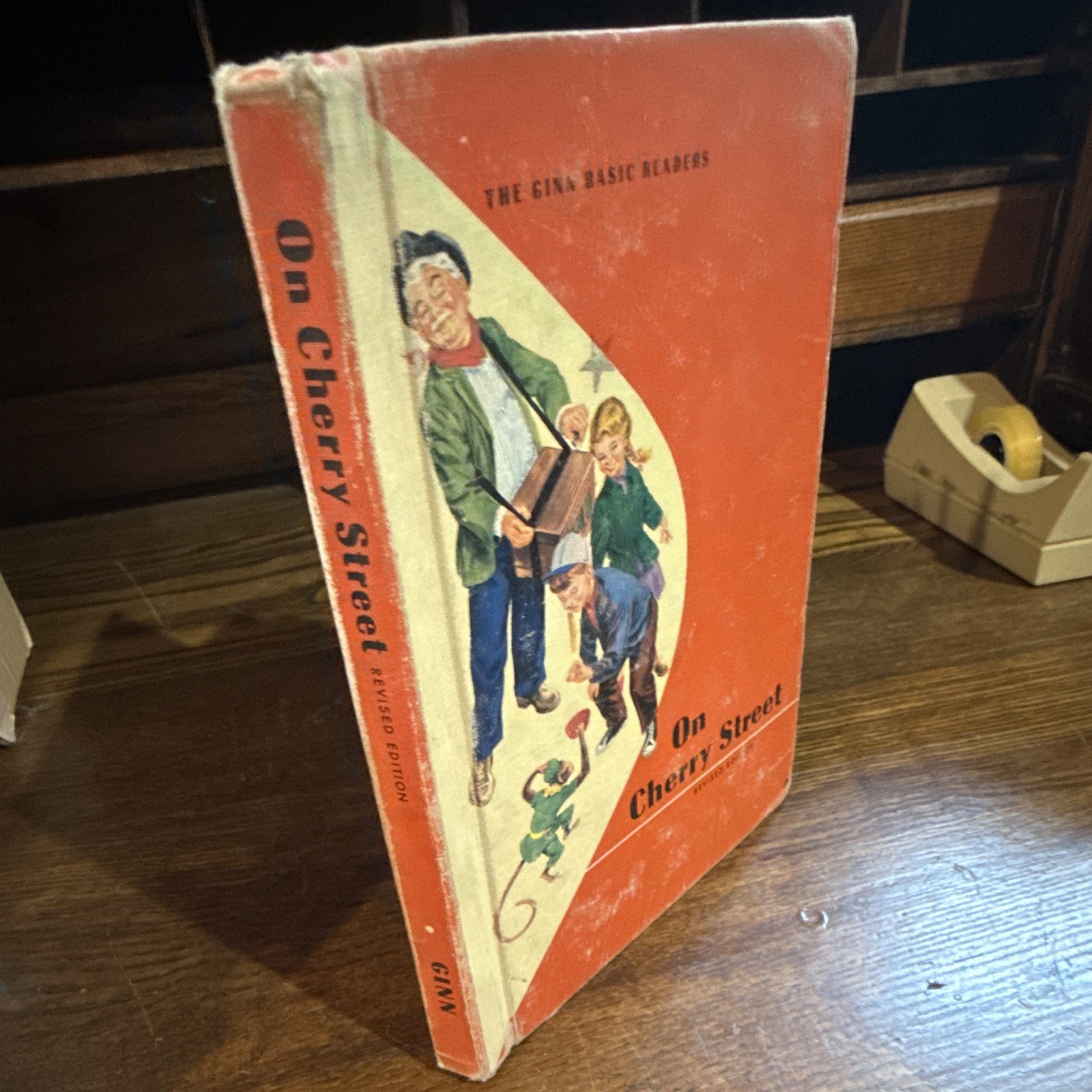 On Cherry Street Odille Ousley & David H. Russell HC Ginn Basic Readers Rev Ed