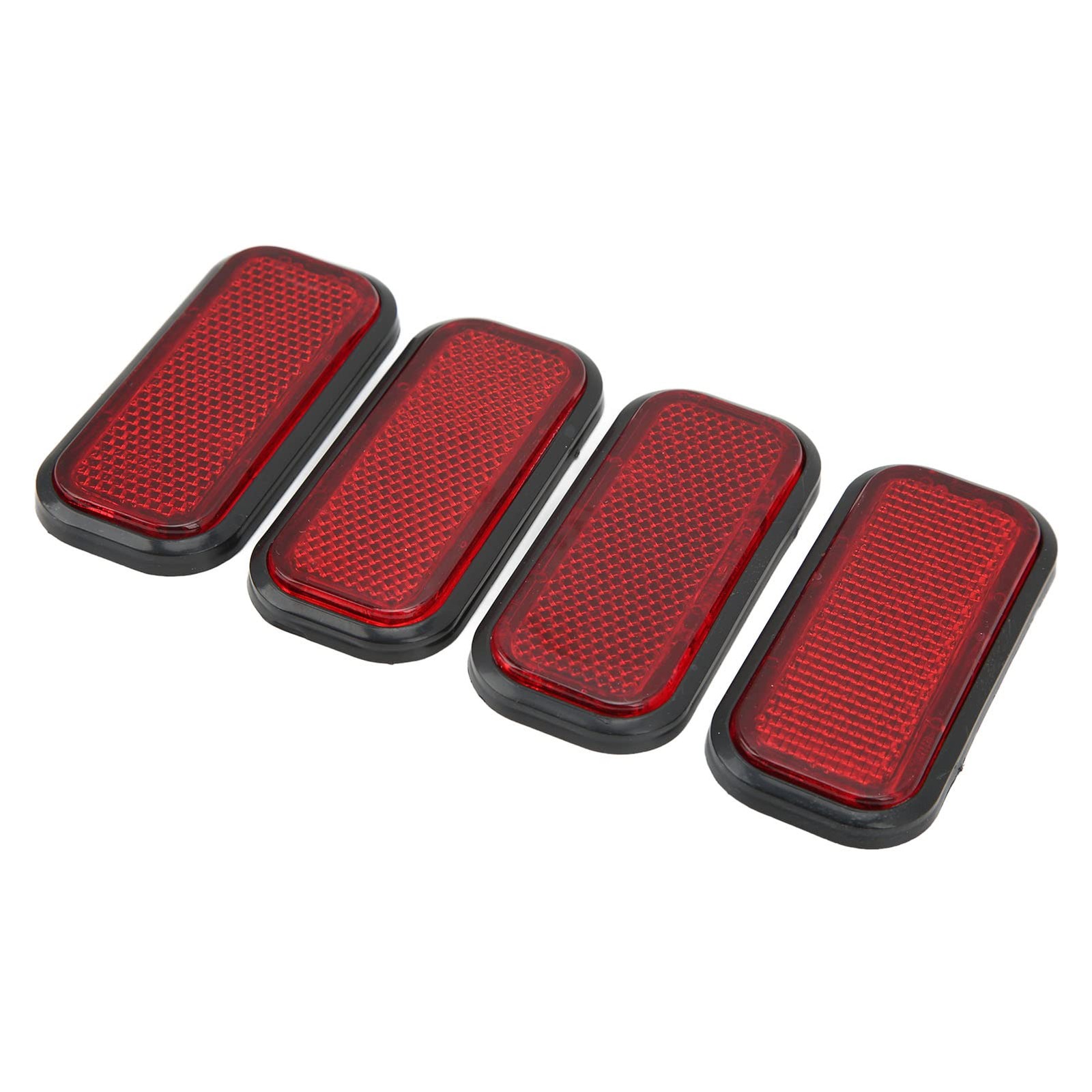 KIMISS 4pcs Rectangular Reflector Safety, ABS Stick on Reflective Sticker Ref…
