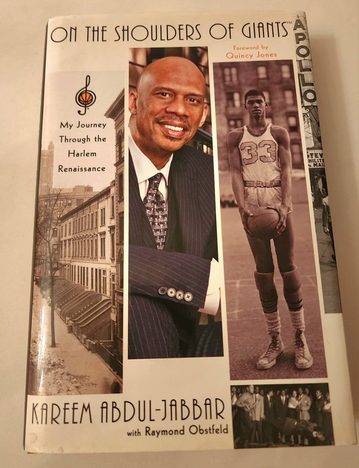 Kareem Abdul-Jabbar On Shoulders of Giants 1st Ed HC DJ Harlem Renaissance