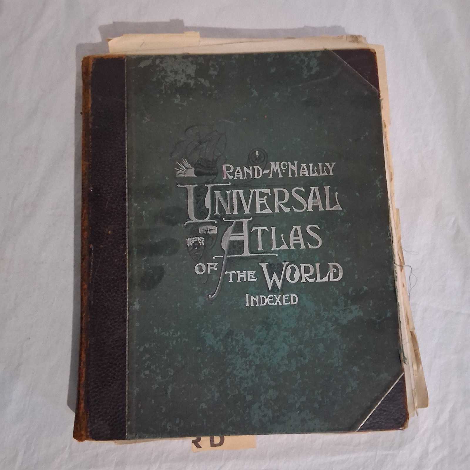 1900 Rand McNally & Co.’s Indexed Universal Atlas Of The World. 11.5″x14″