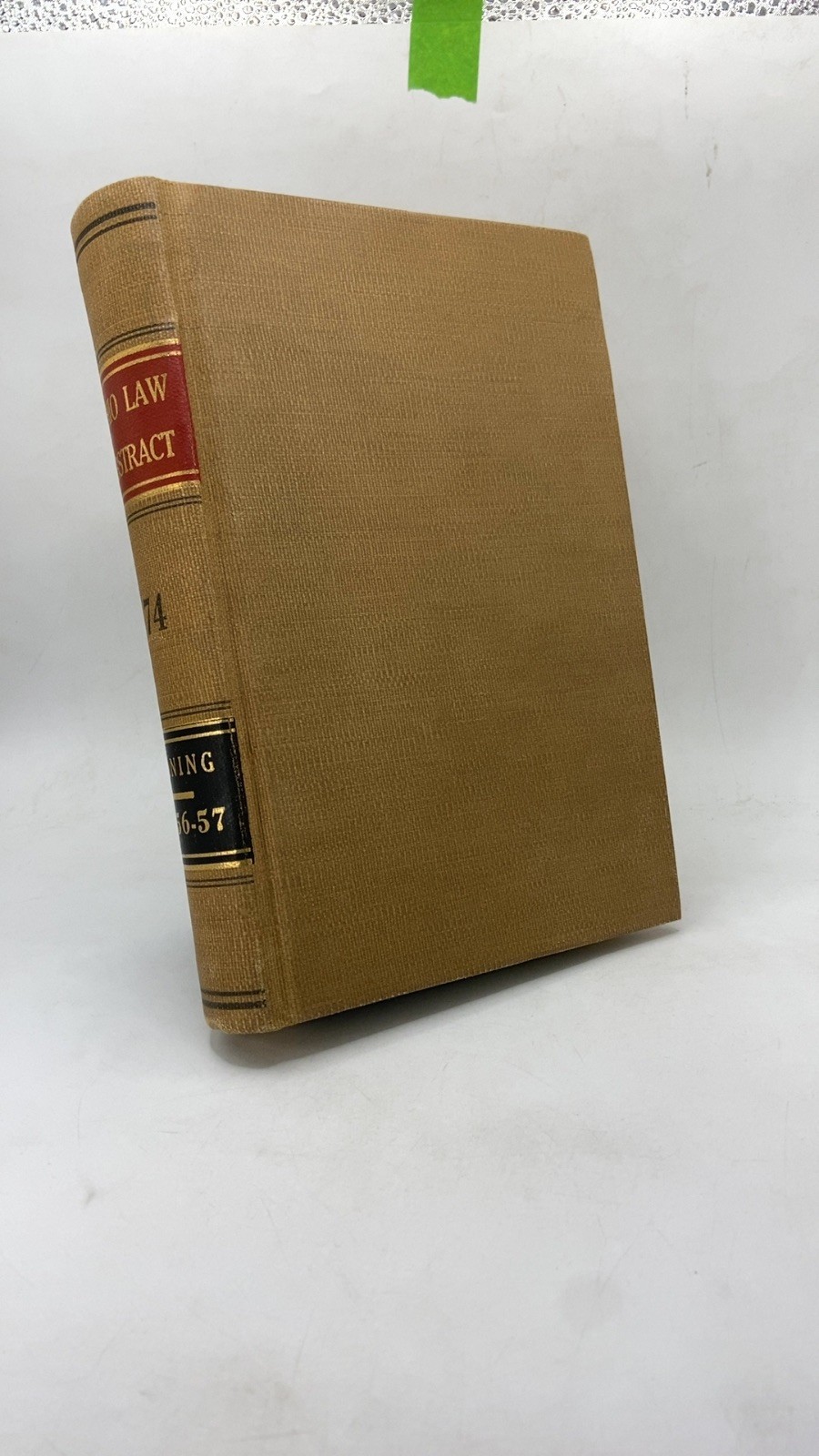 THE Ohio LAW Abstract Volume 74