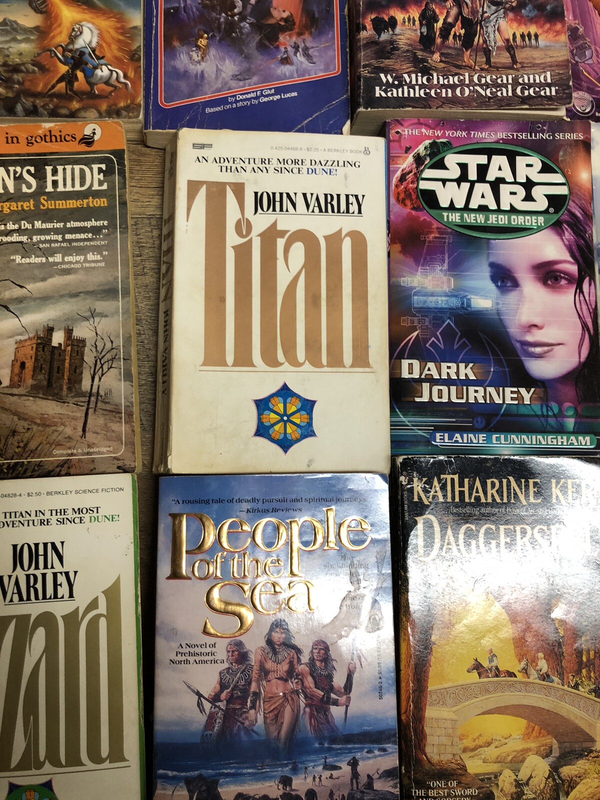 Lot of 60 Fantasy & Sci-Fi PB Books Star Wars Chronicles Of Tornor Conan Pern +