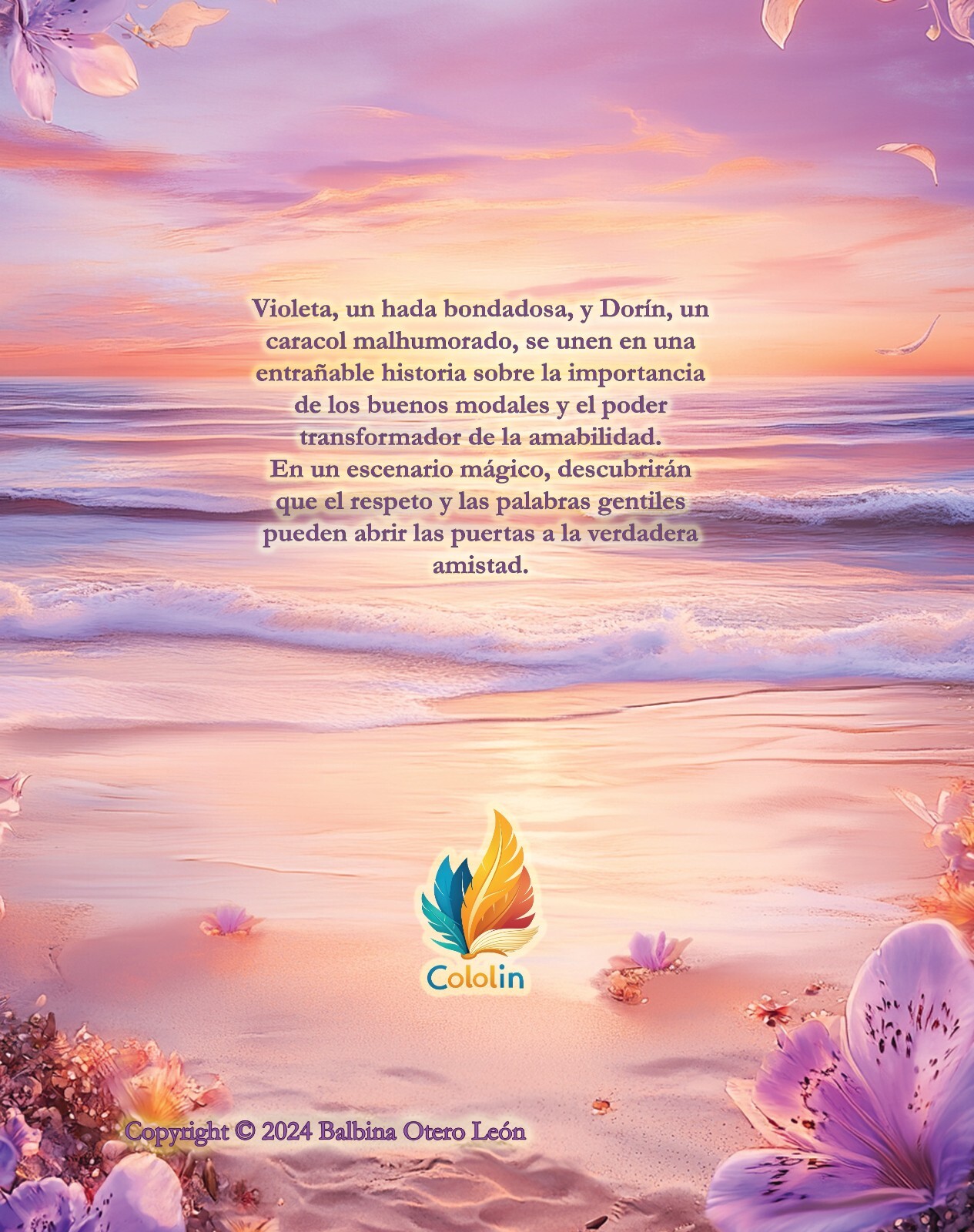 Libro (Ejemplar firmado) Violeta: el hada de la amistad – Colección Cololin