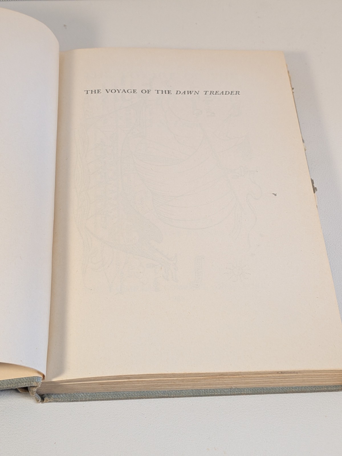 The Voyage of the Dawn Treader 1952 TRUE First US ed 1st print C.S. Lewis HCDJ