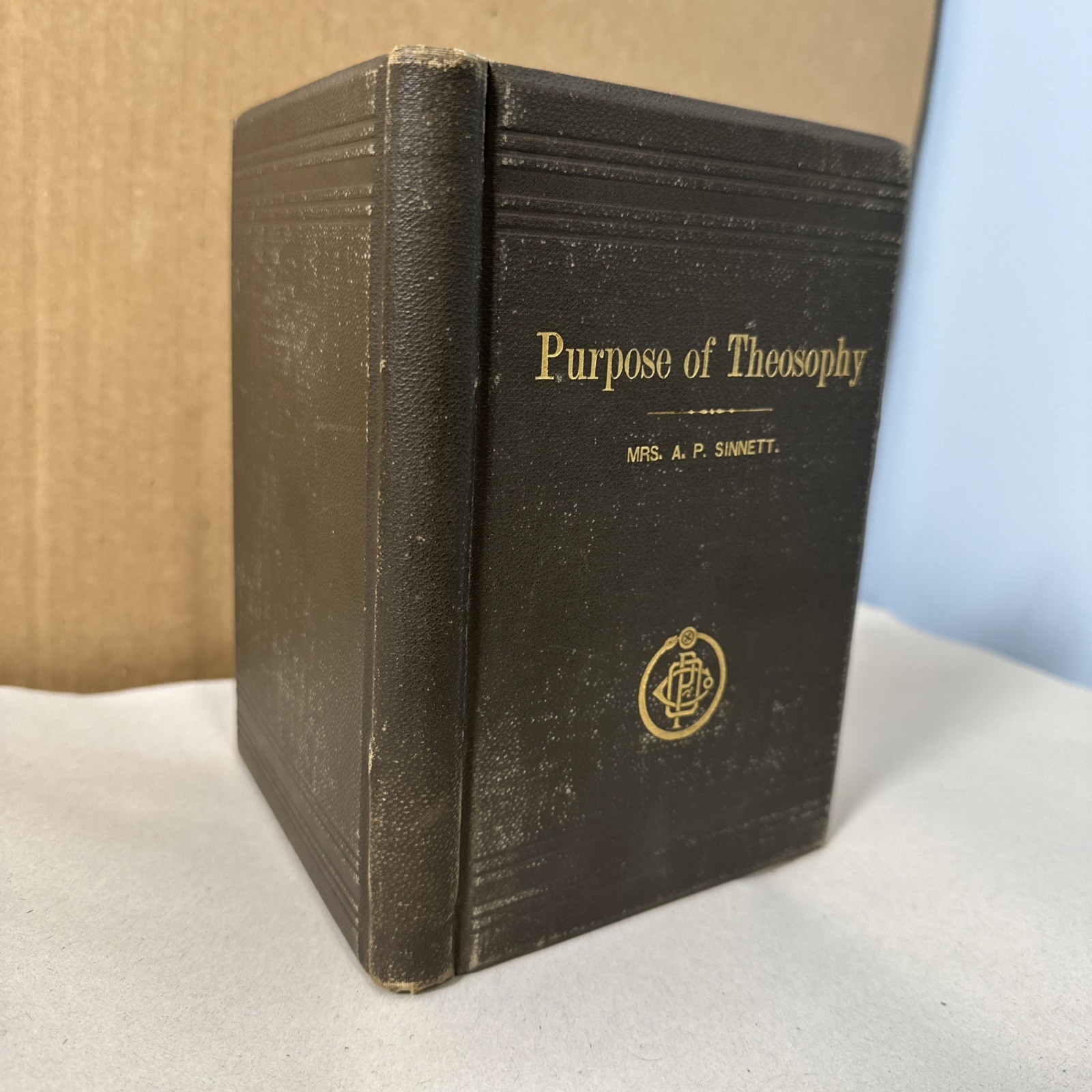 The Purpose of Theosophy by Sinnett 1886 First Edition Occult Book Blavatsky