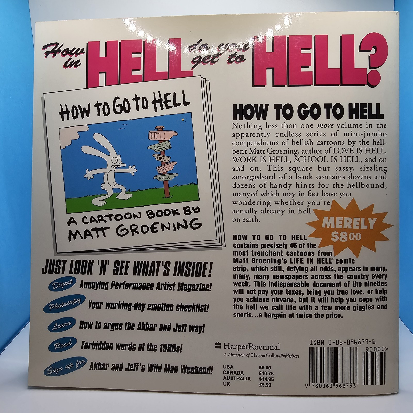 Love is Hell, How to Go to Hell And School is Hell Cartoon Books