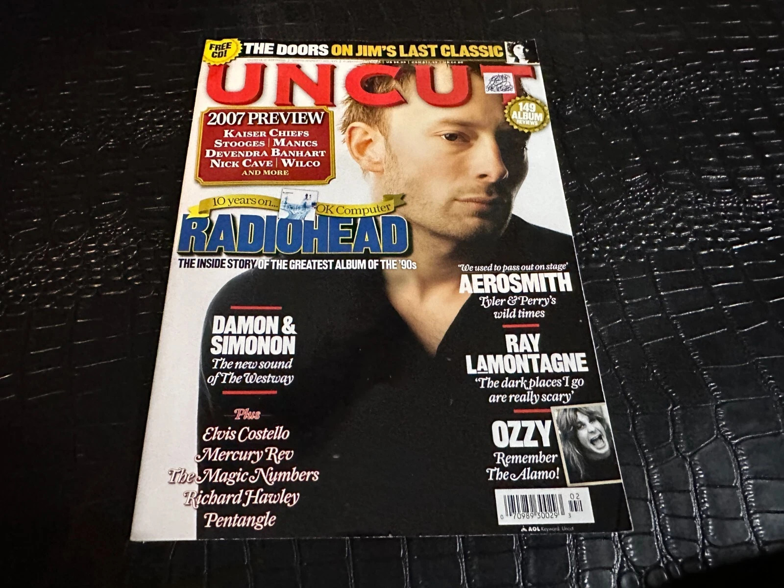 UNCUT MAGAZINE-FEBRUARY 2007-RADIOHEAD/THOM YORKE on cvr-VINTAGE!
