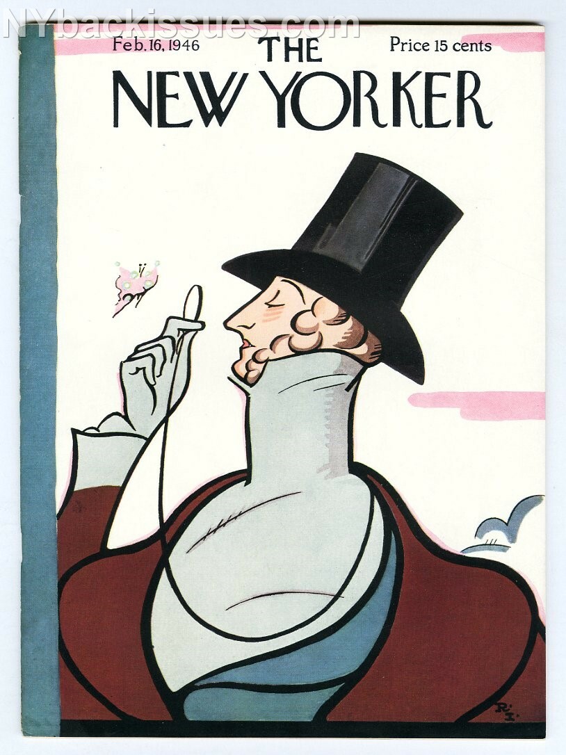 New Yorker magazine February 16 1946 W W Gibson Jerome Weidman Karl Shapiro FINE