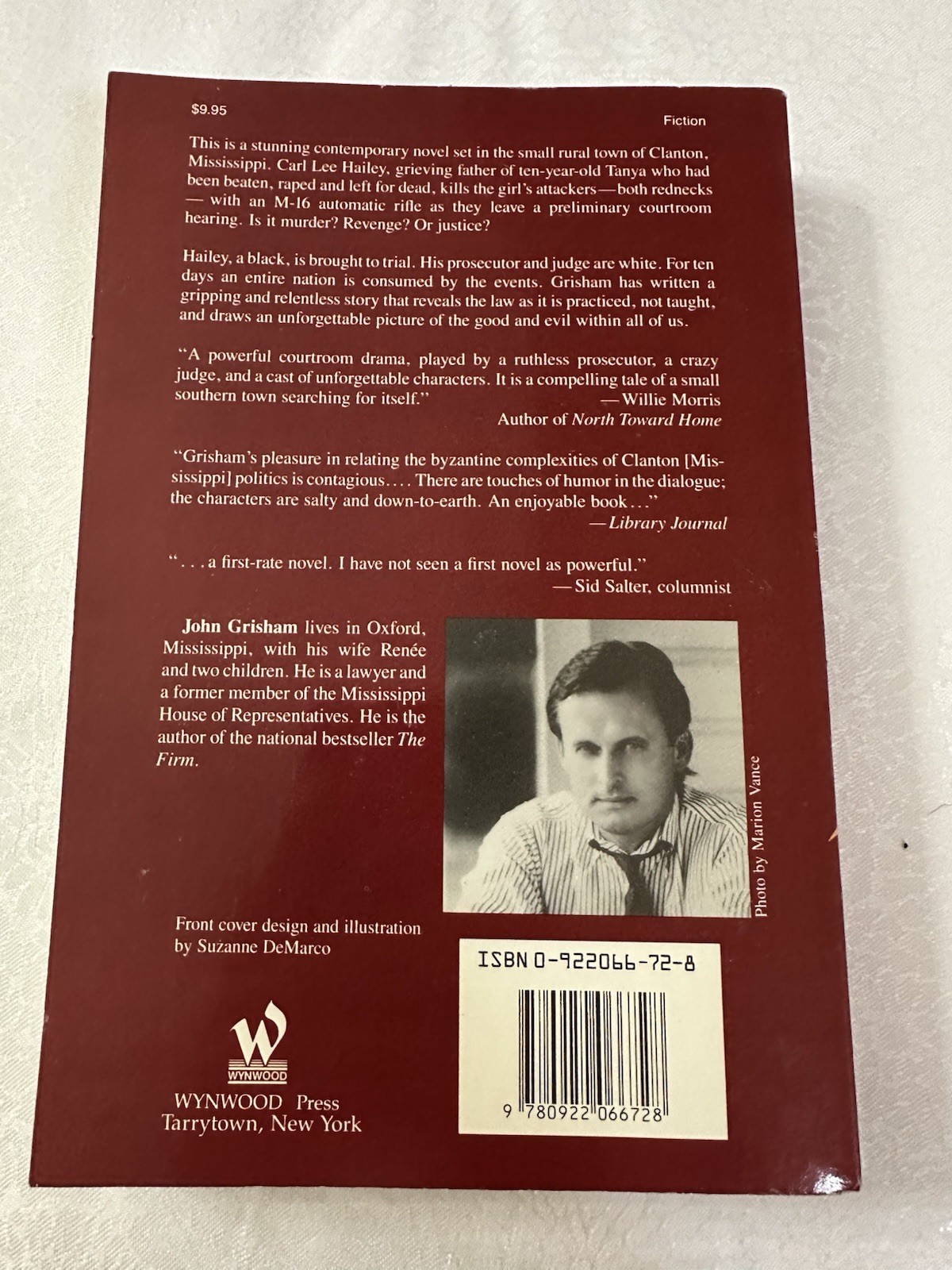 A Time to Kill by John Grisham–1989 Wynwood Press TRUE 1st Ed SoftcoverVERY RARE