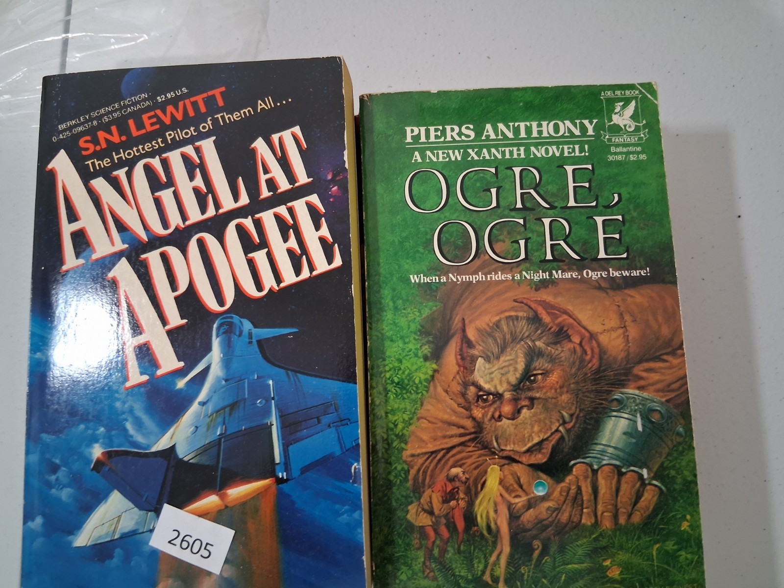 Vintage Lot of 10 Science Fiction/Fantasy Books 1980s & up 2605 bc24