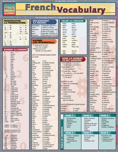 French Vocabulary by Liliane Arnet: Used