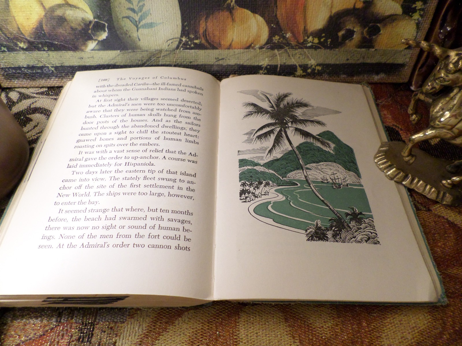 The Voyages of Christopher Columbus 1950 Armstrong Sperry Vintage Hardcover