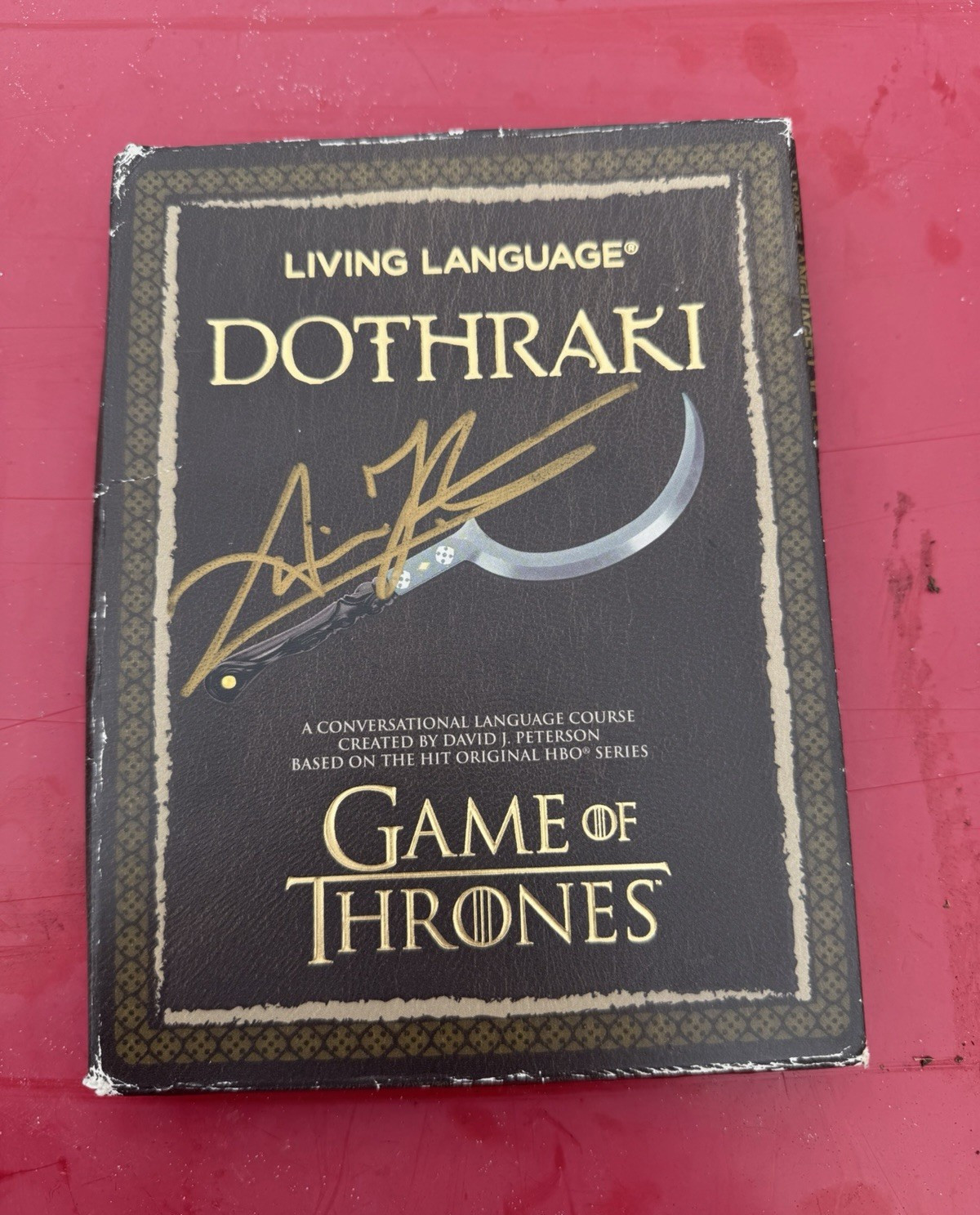 Living Language Dothraki Course Book & Audio CD David J. Peterson Beginner 2014