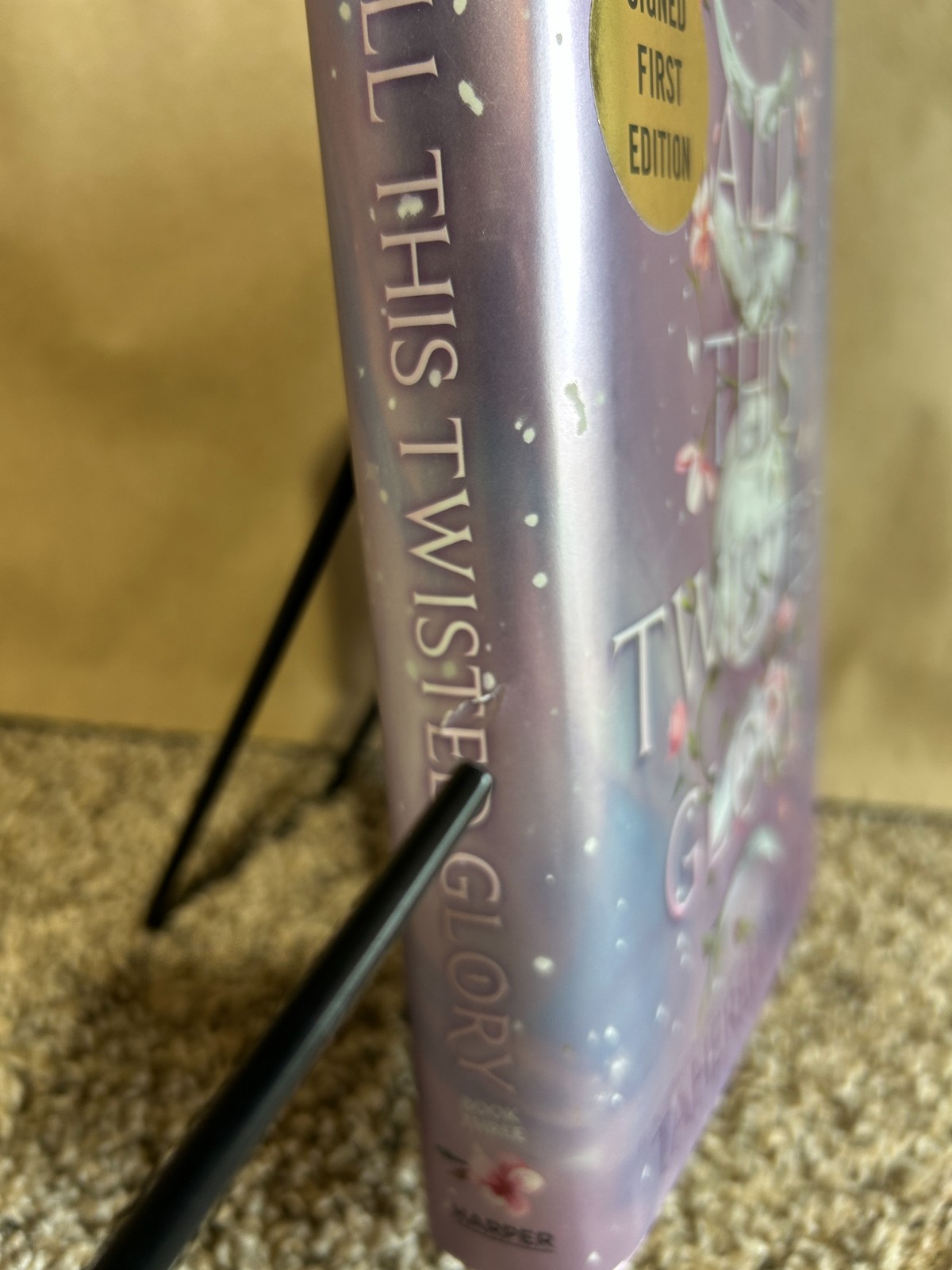 All This Twisted Glory by Tahereh Mafi Woven Kingdom NEW HC w/DJ 1st/1st SIGNED