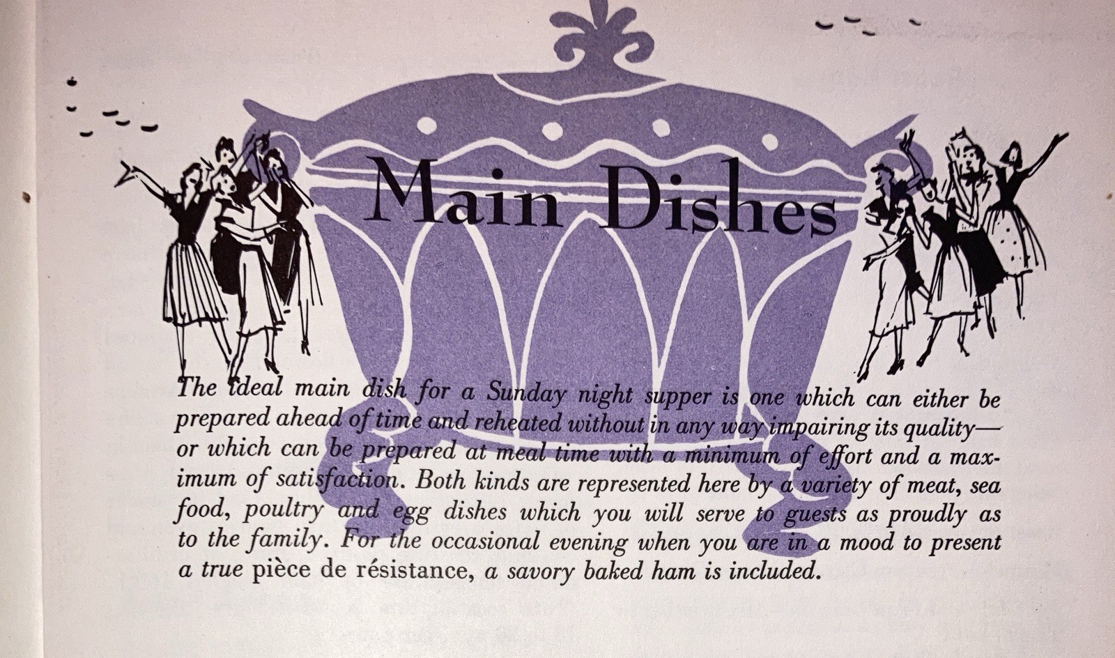 Sunday Night Suppers Cookbook 1956 Culinary Arts Institute