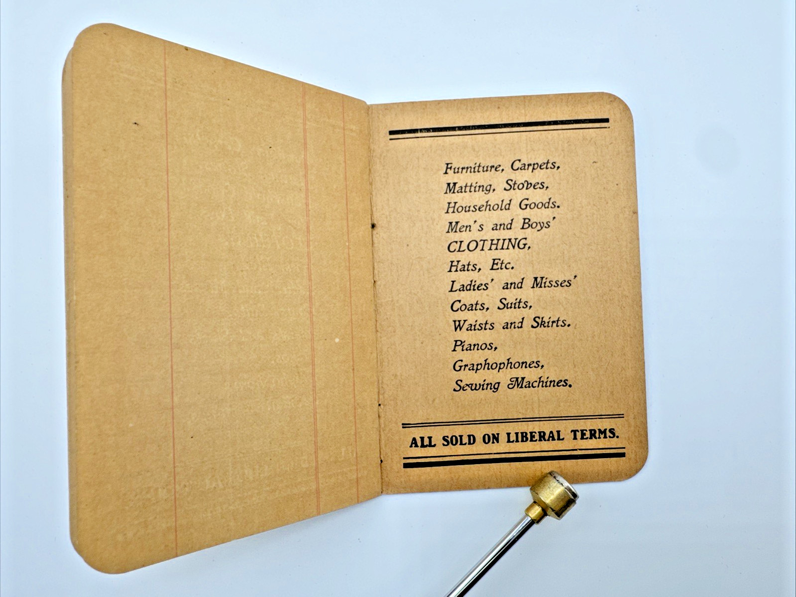 Baltimore MD HECHT BROS. & CO. 1909 Personal Store Ledger Book Antique