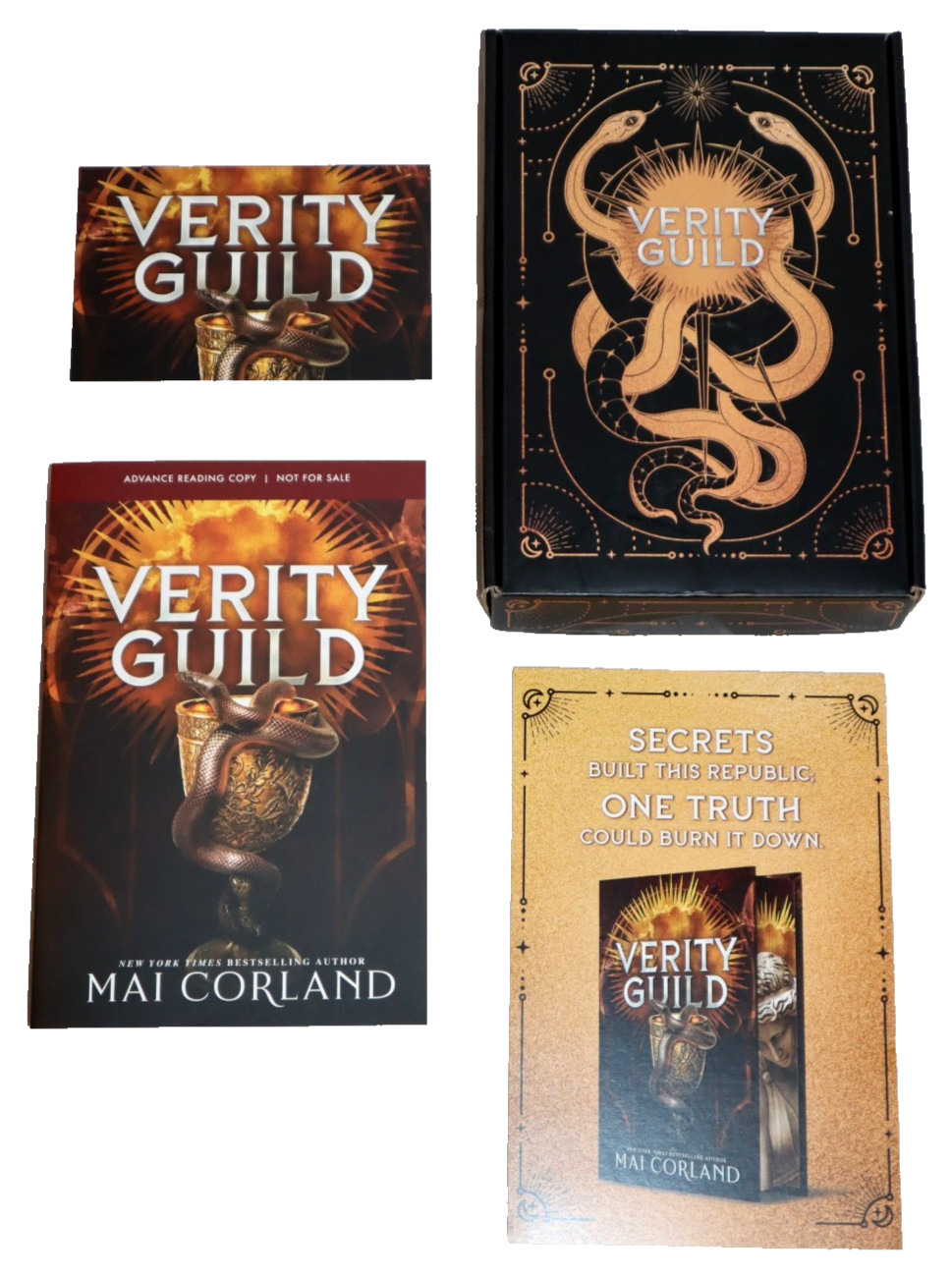 VERITY GUILD ADVANCE READING COPY BY MAI CORLAND RED TOWER PAPERBACK BOOK RARE