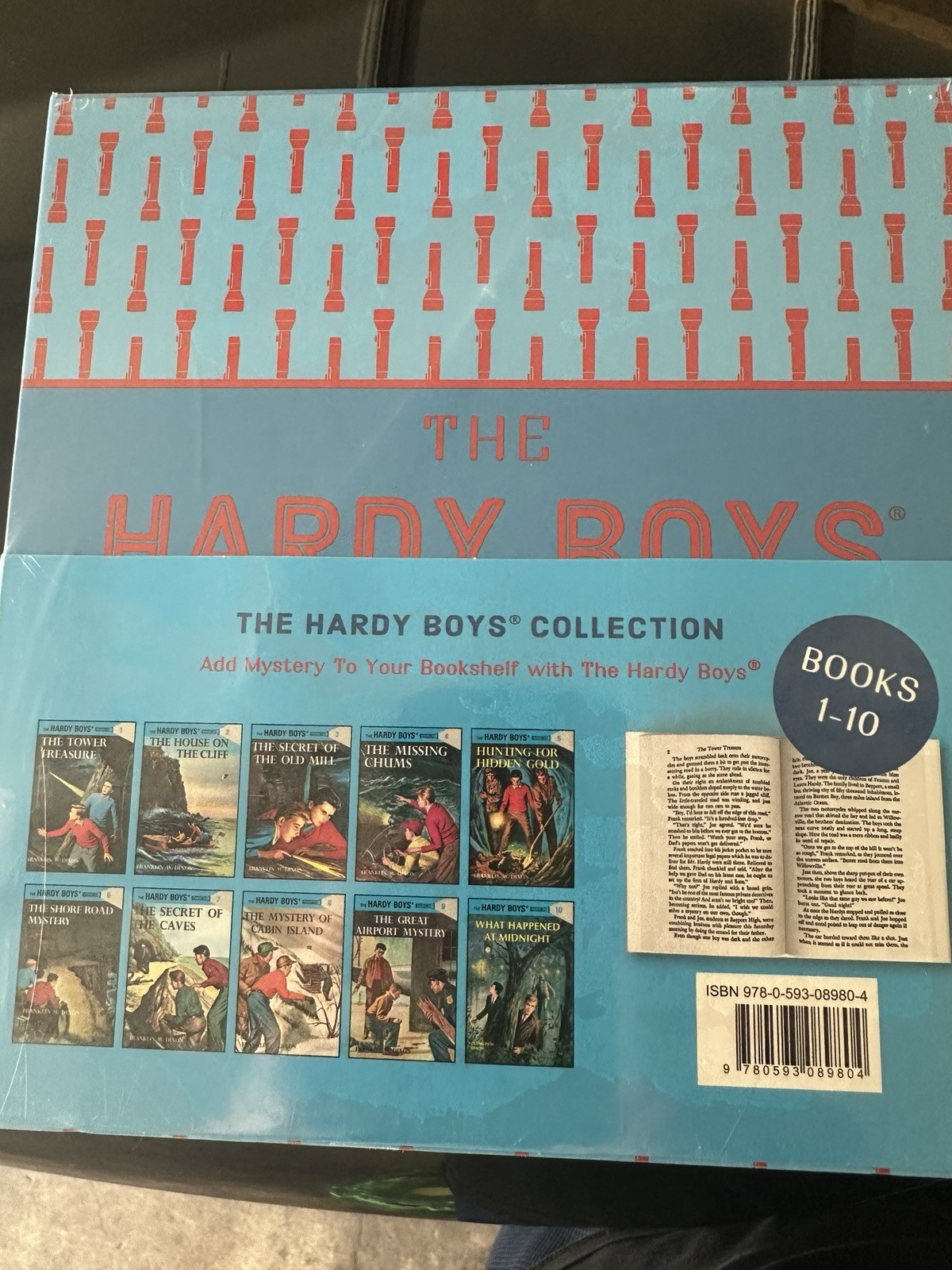 Hardy Boys Collection Box Set Books 1-10 by Franklin W. Dixon Mystery English