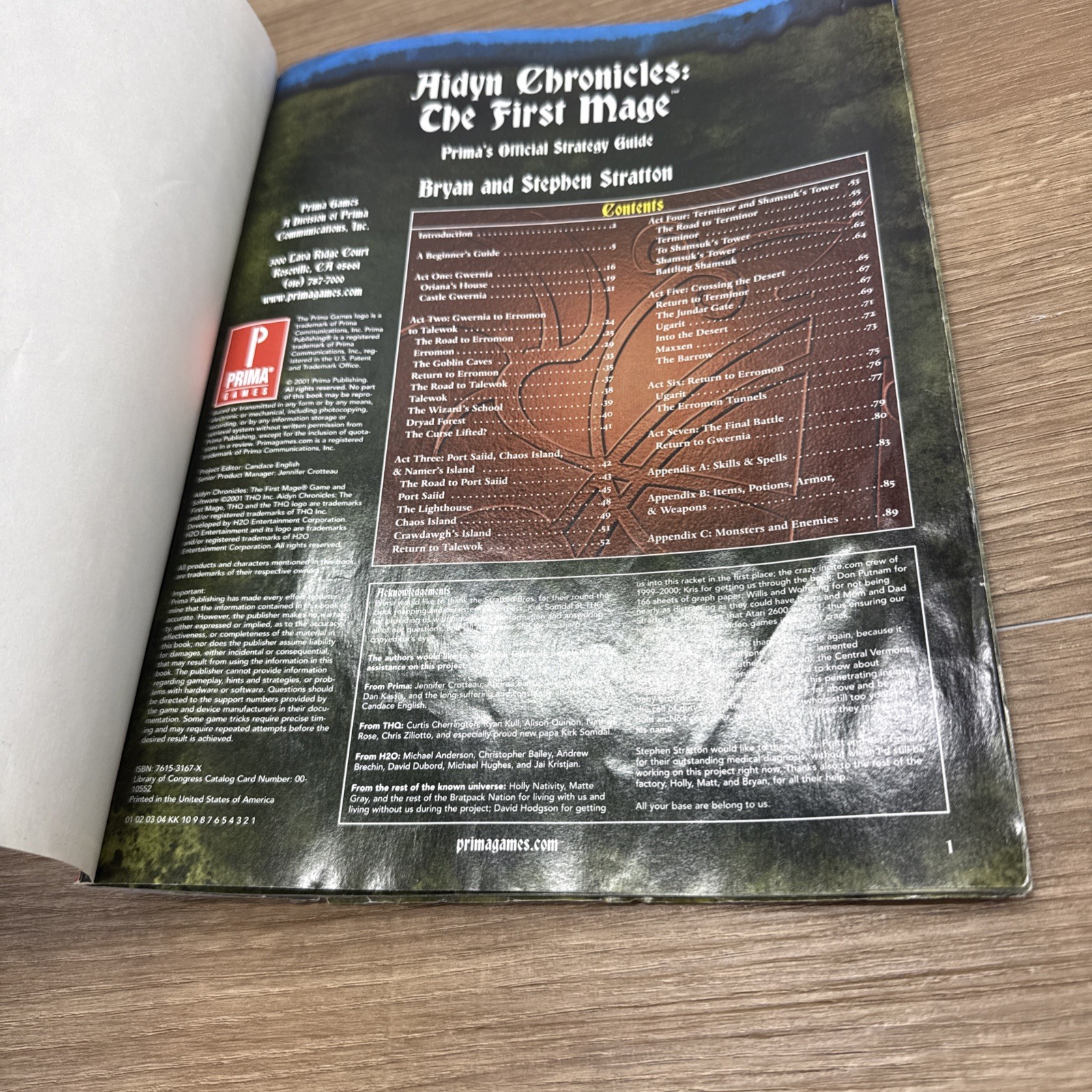 Aidyn Chronicles Prima’s Official Strategy Guide Nintendo 64 N64 Rare