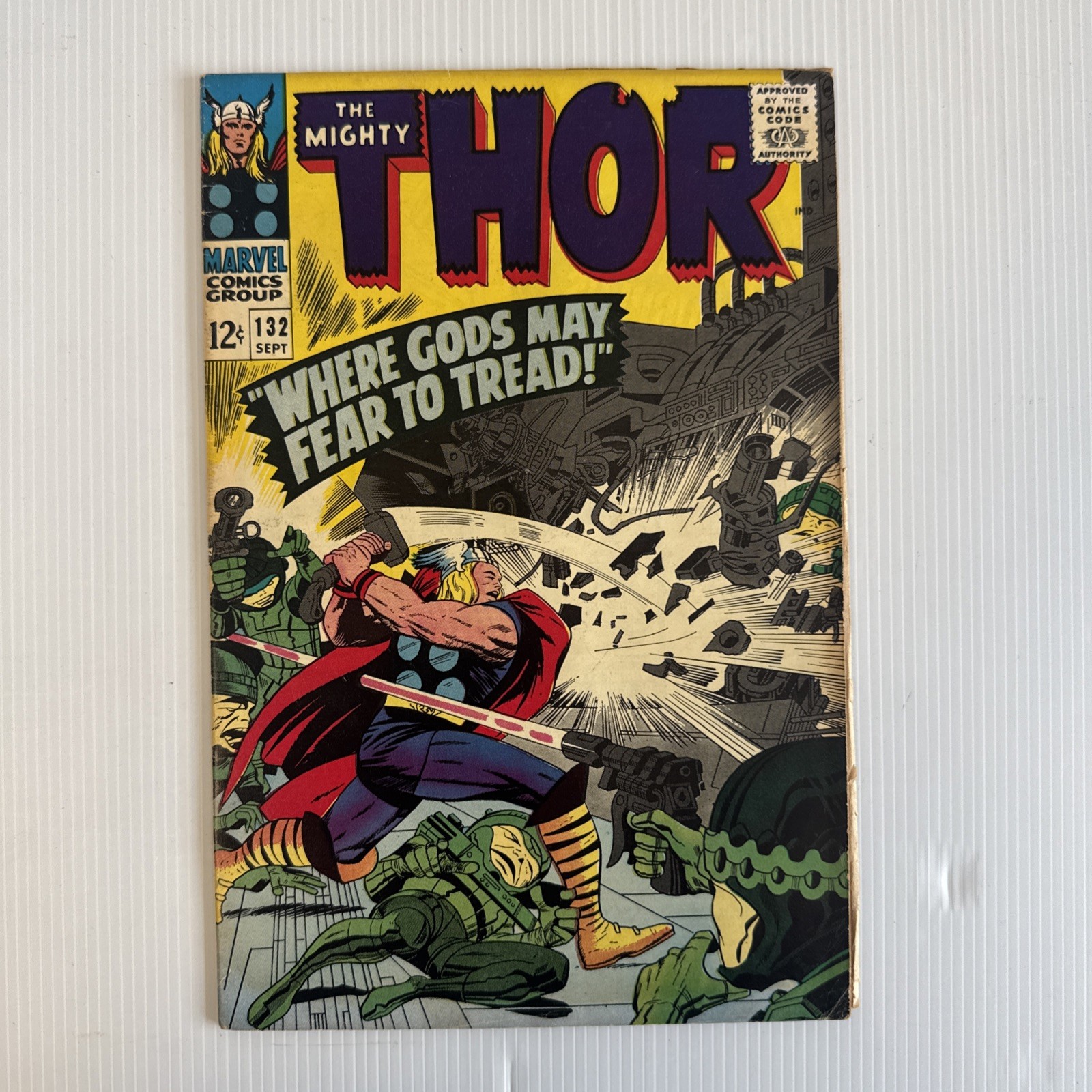 The Mighty Thor #132 1966 VG 1st Appearance of Ego the Living Planet