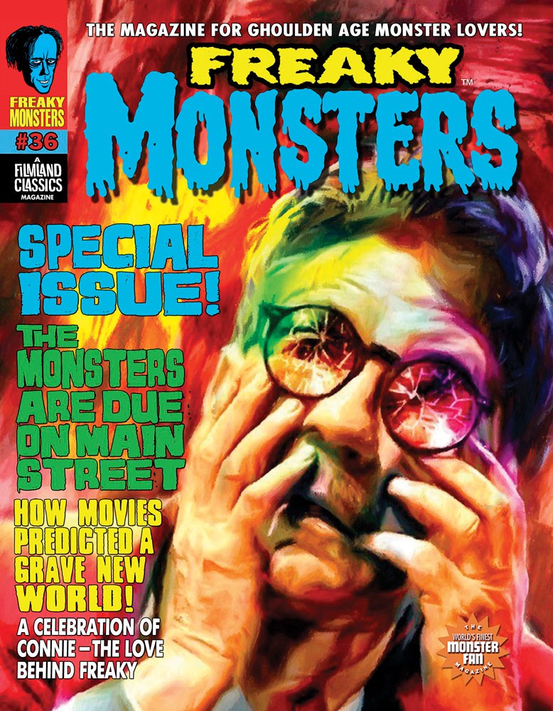 FREAKY MONSTERS 36 New! Like the 1960s Famous Monsters only better! FREE SHIP!