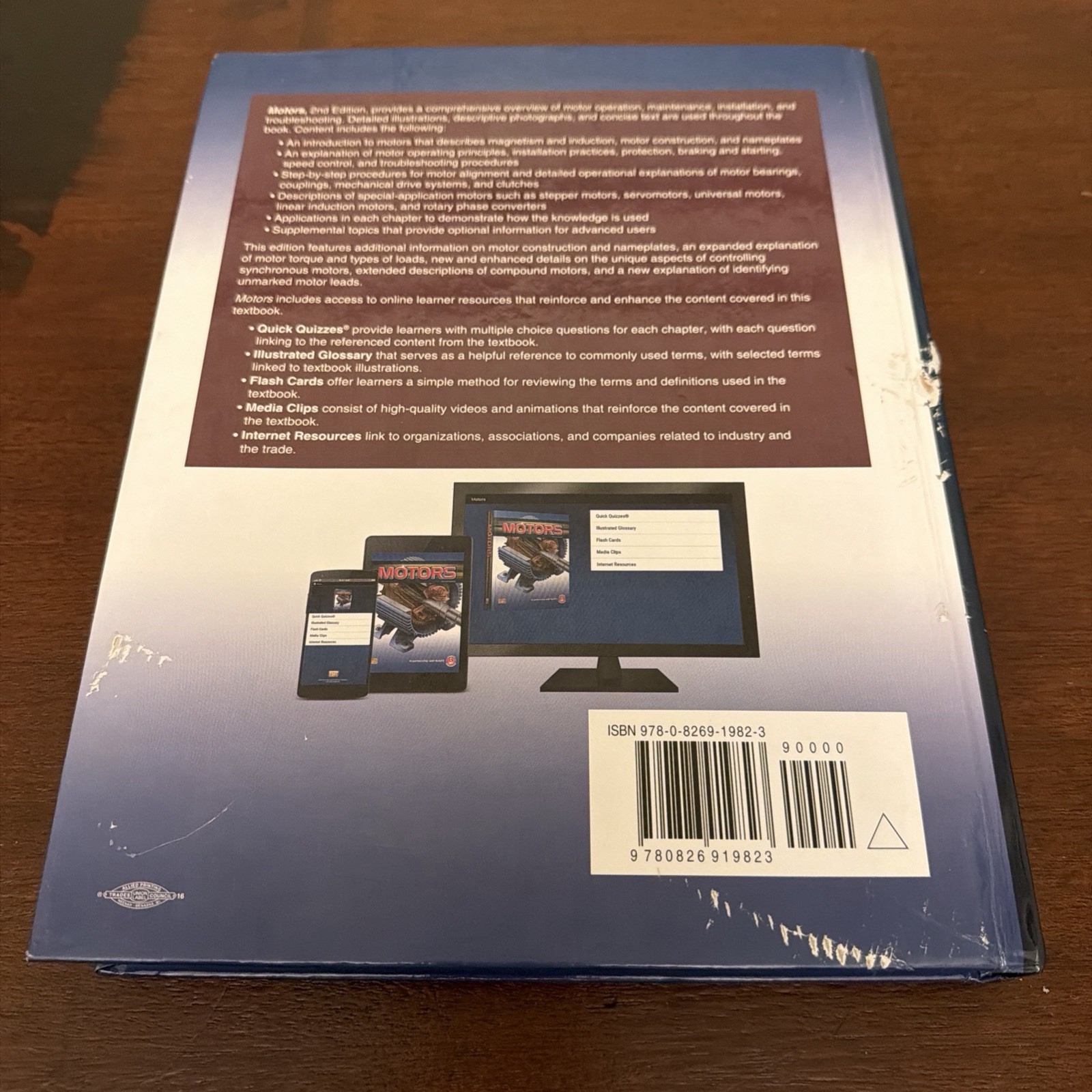 Motors 2nd Ed. Text Book American Technical Publishers; With NJATC. HC Good