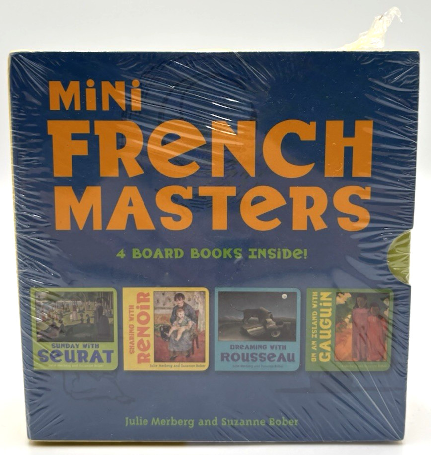 Mini French Masters 4 Board Books Art History Childrens Merberg Bober New