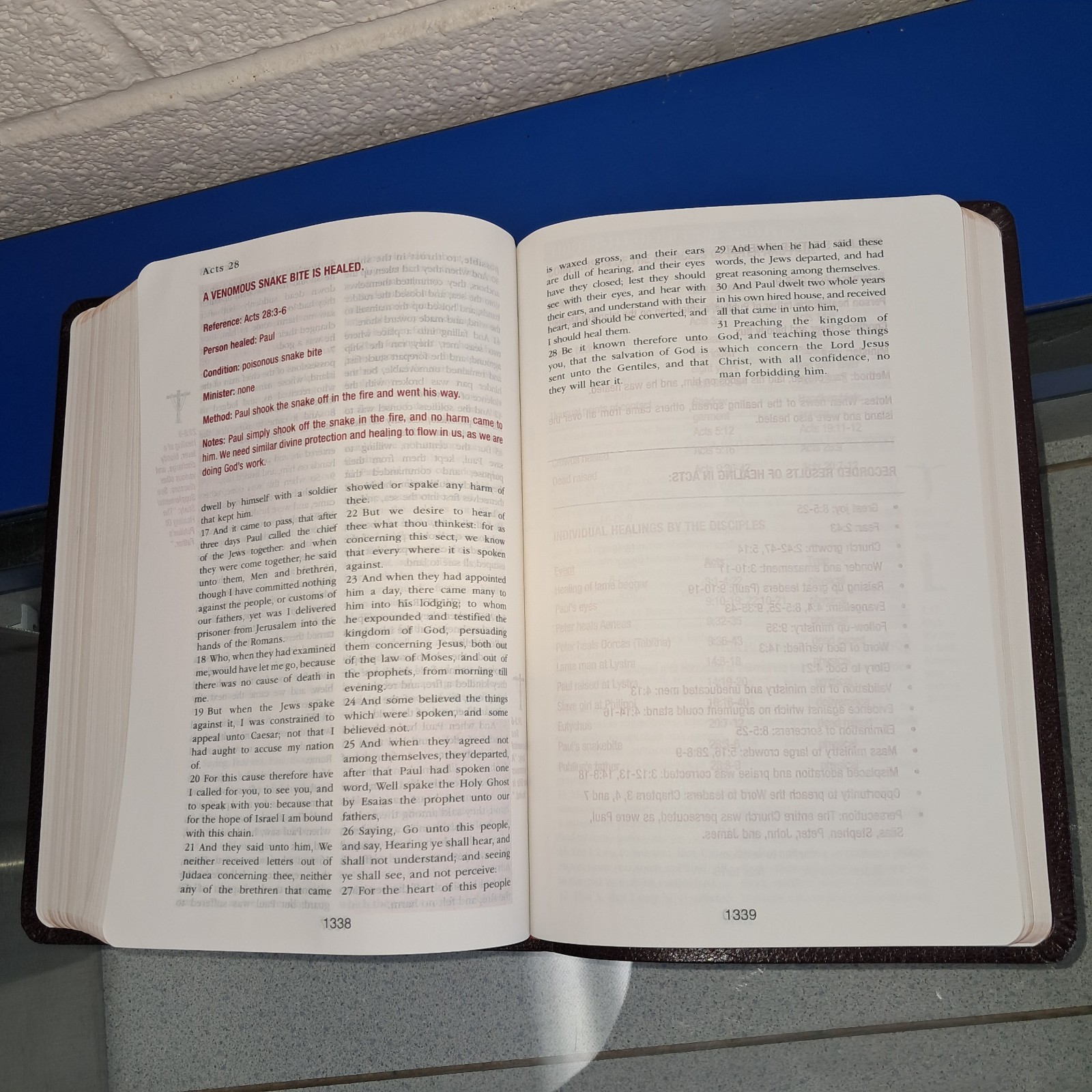THE HEALING BIBLE MORRIS CERULLO HOLY BIBLE KING JAMES VERSION KJV TEXT 2009