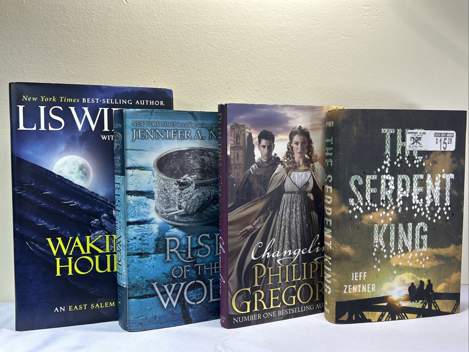 Fantasy 4 Books 1st Editions Serpent King, Changeling,Rise Of The Wolf, Waking..