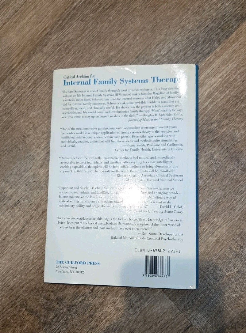 Internal Family Systems Therapy by PH.D. Schwartz, Richard C: Ist Editon Used