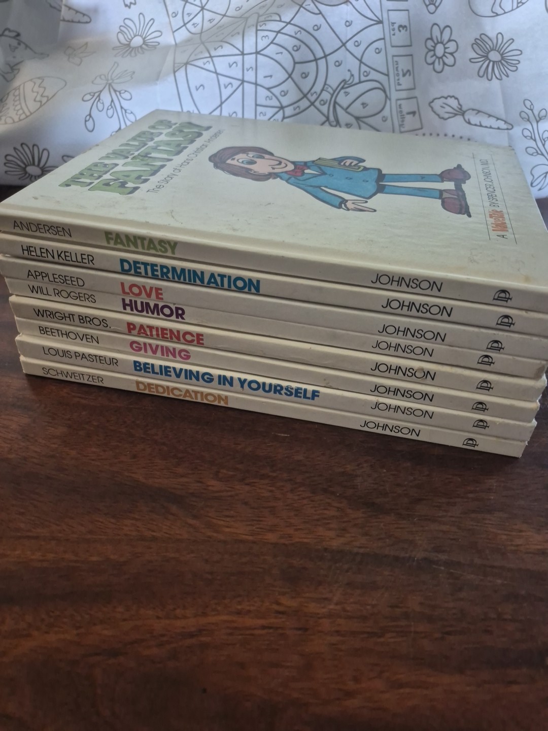 Lot of 8 Vintage Valuetale Books Spencer & Ann Johnson Hardcover Value Tales