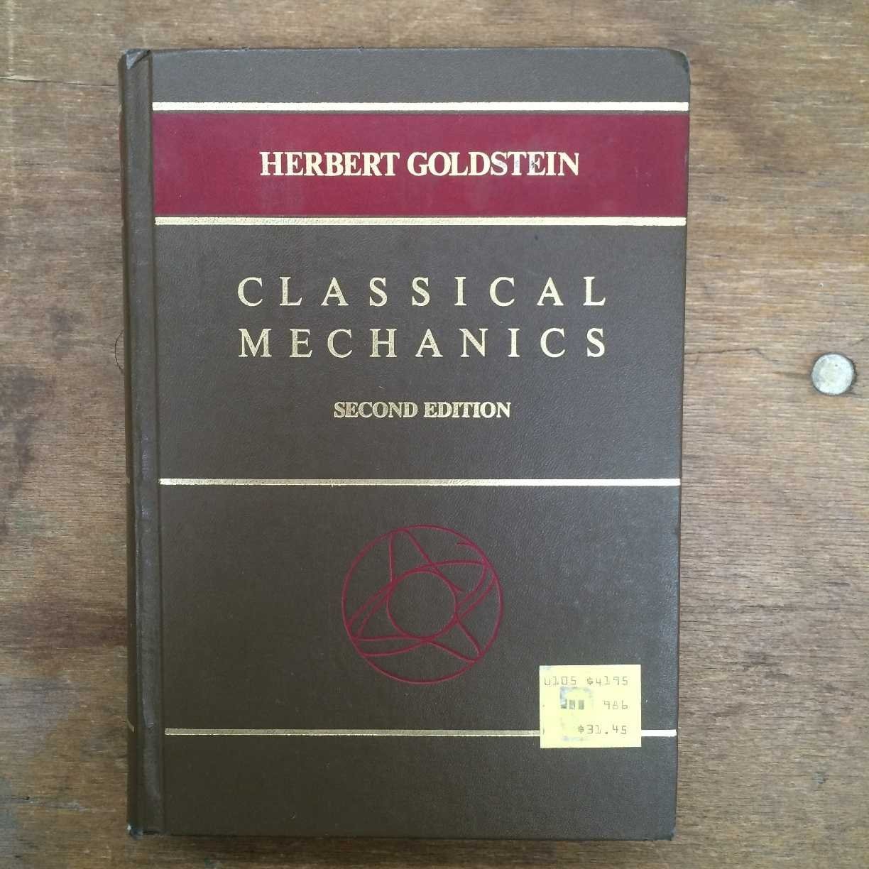 Classical Mechanics Goldstein, Herbert hardcover Acceptable