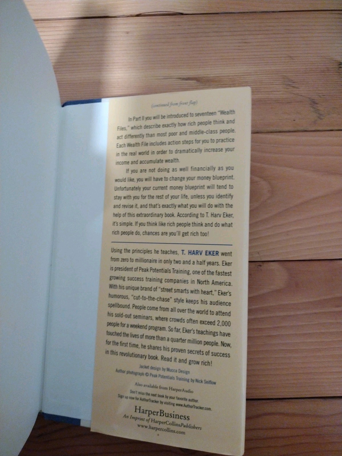 Signed Secrets of the Millionaire Mind T. Harv Eker Hardcover First Edition 2005