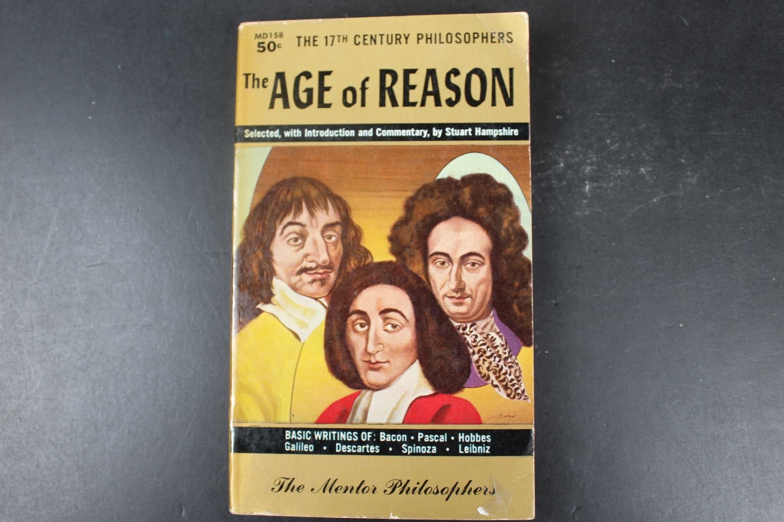 Age of Reason Stuart Hampshire 1956 1st Printing Mentor Philosophers 17th PB~VG