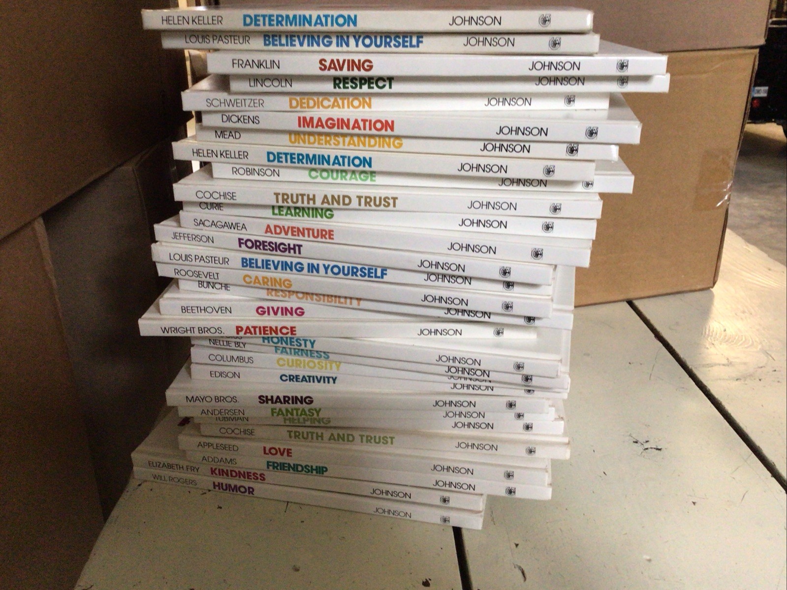 A ValueTale Lot 30 Johnson, Spencer & Ann Vntg Hardcover Value Tales Hardback