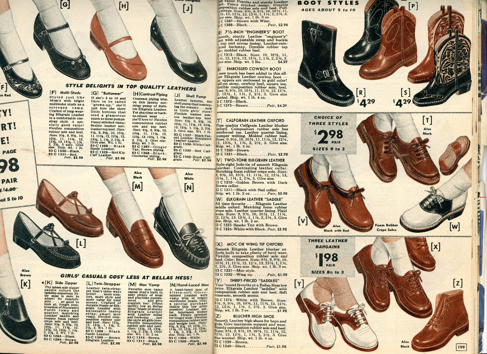 Vintage! 1954-55 NATIONAL BELLAS HESS Fall & Winter Catalog – 214 Pages – KC MO