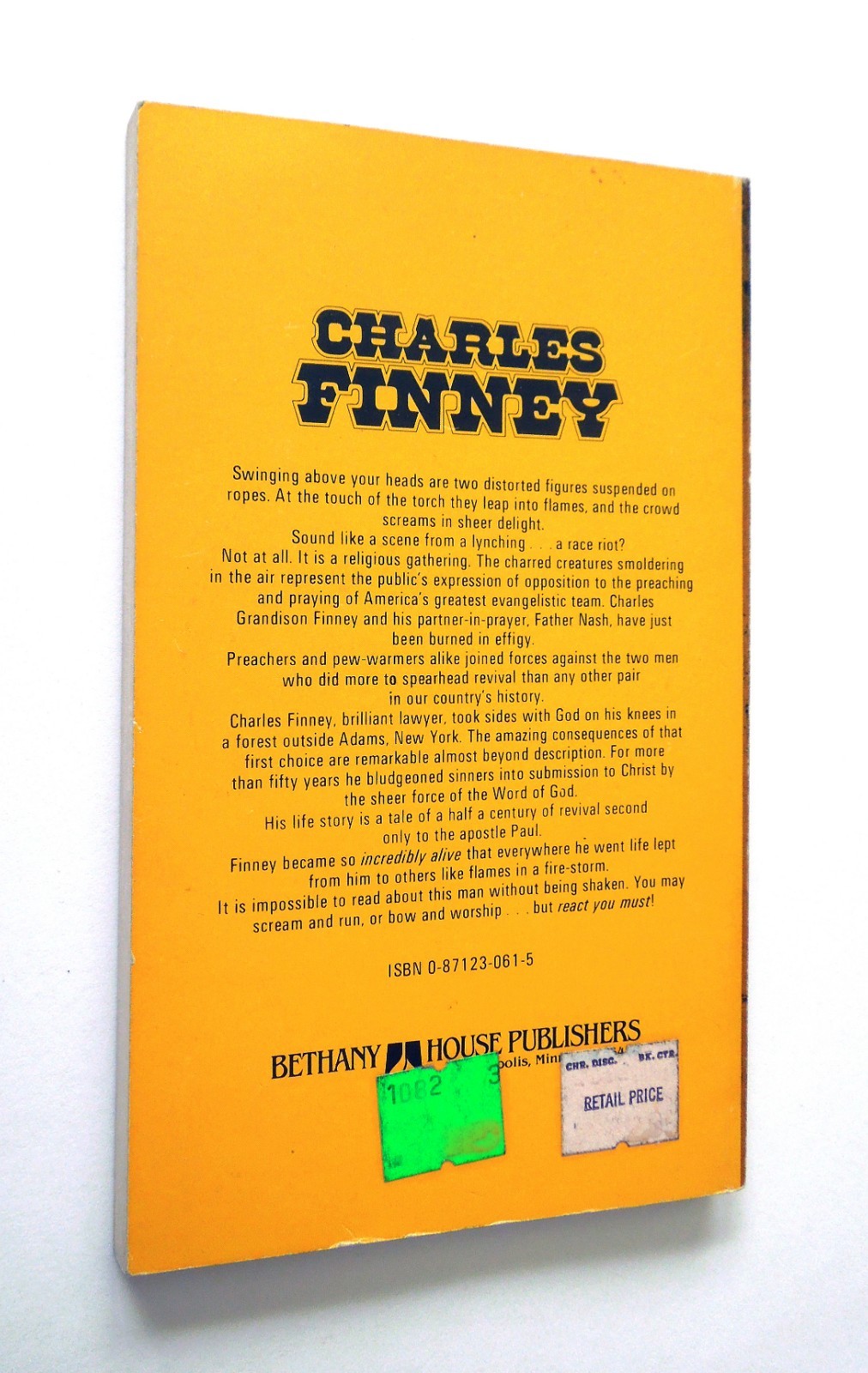 Charles Finney – Basil Miller, sc, Bethany House Publishers