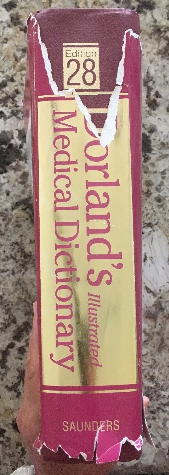 Dorland’s Illustrated Medical Dictionary – Newman Dorland (1994, Hardcover, DJ)