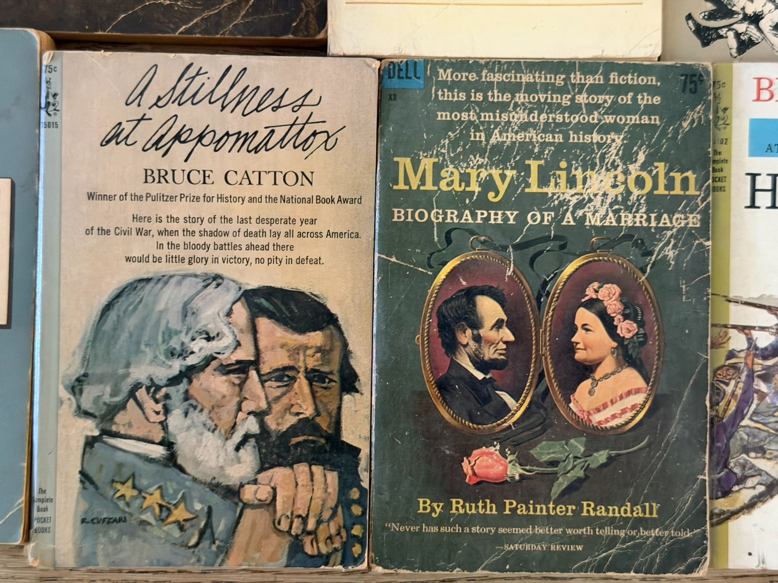 Civil War & Lincoln History Book Lot of 11 Bruce Catton Benjamin Franklin HC PB