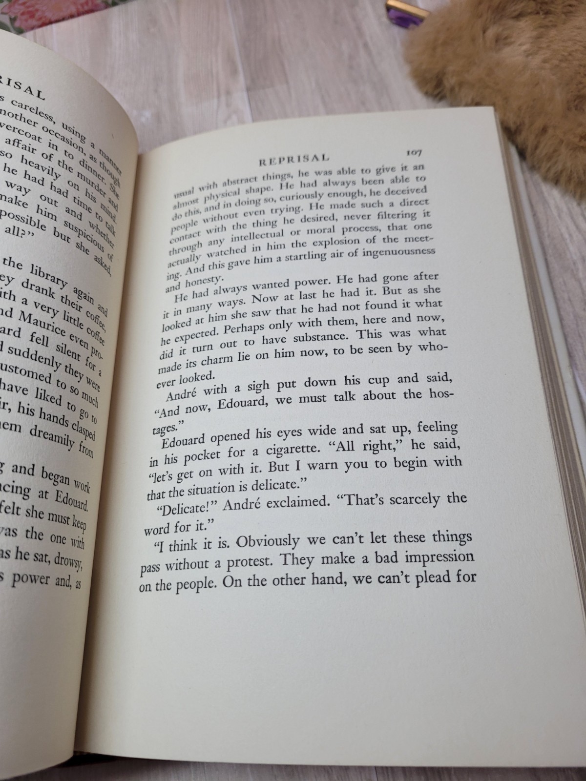 1942 Reprisal Ethel Vance Little Brown HC w/ Dust Jacket WWII Novel