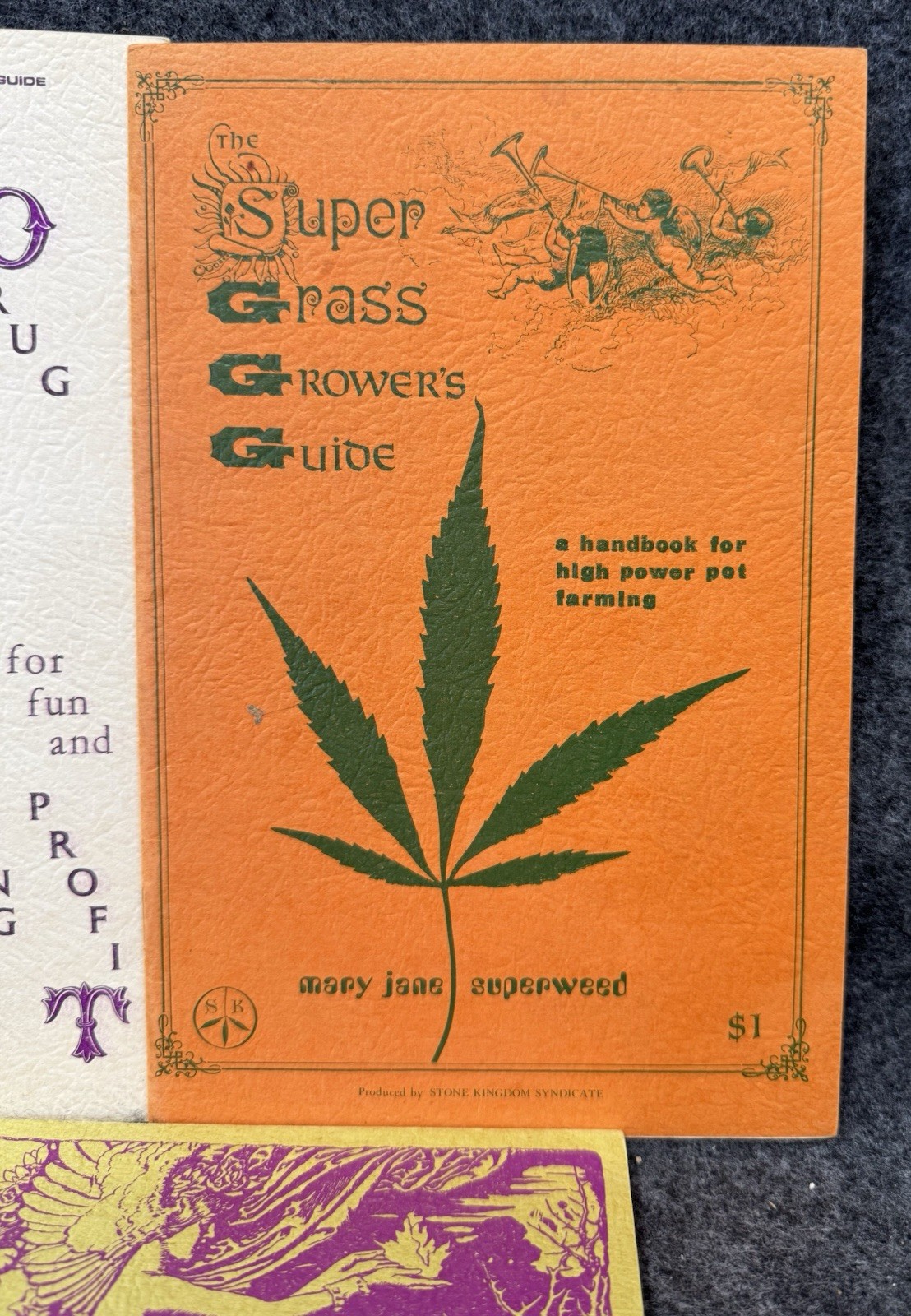 Vintage 1960’s Mary Jane Superweed Marijuana Book Lot Consumers Herbal Guide +++