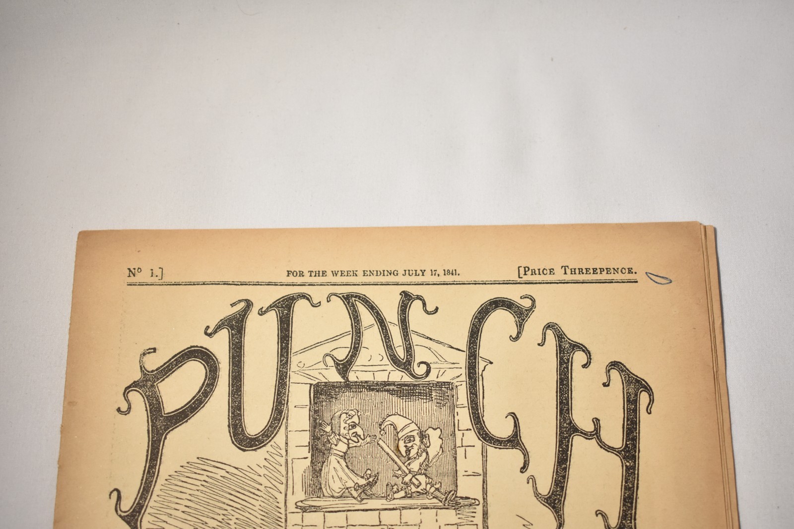 Reprint of the 1st Edition of Punch The London Charivari, published July 17 1841